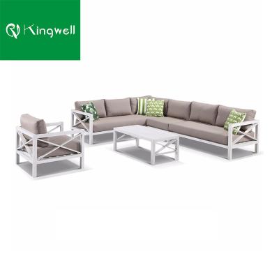 China Modern Wholesale Germany Outdoor Corner Garden Sofa Furniture With A Cheap Price for sale