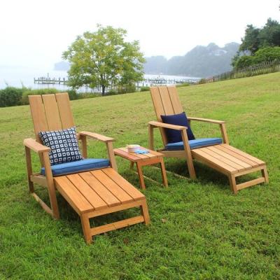 China Modern Good Quality Wood Pool Furniture Luxury Lounger Outdoor With Manufacturer Price for sale