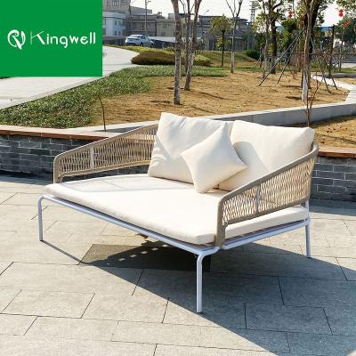 China Modern Wholesale Modern Daybed Pool Rope Outdoor Luxury Furniture With Cheap Price for sale