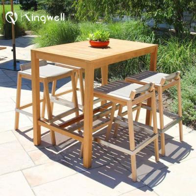 China Wholesale Price Modern Outdoor Chair Wooden Bar Garden Patio Furniture for sale