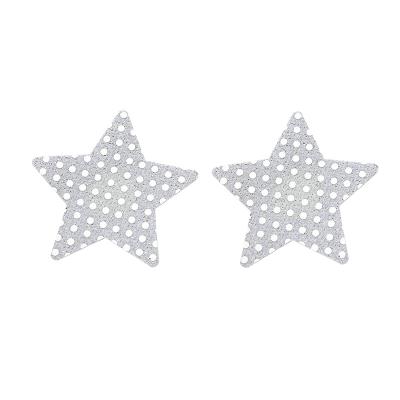 China Matte Pasties Cross Waterproof Self Adhesive Cloth Nipple Cover Ladies Nipple Fansion Dress Accessories Sexy Breast Petals Cover Thin Adhesive Nipple Cover for sale