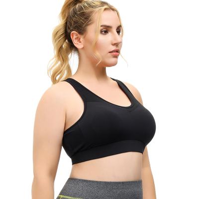 China Women Antibacterial Mesh Layer Racerback Supportive Workout Sports Exercise Bra for sale