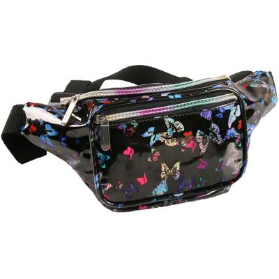 China Fashion flamingo fashion outdoor sport portable multifunctional kit 3D printed kit waist bag chest bag for sale