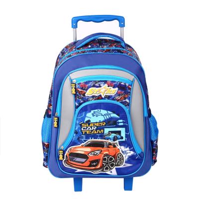 China Waterproof New Design Rolled High Quality Custom Kids School Trolley Bag for sale