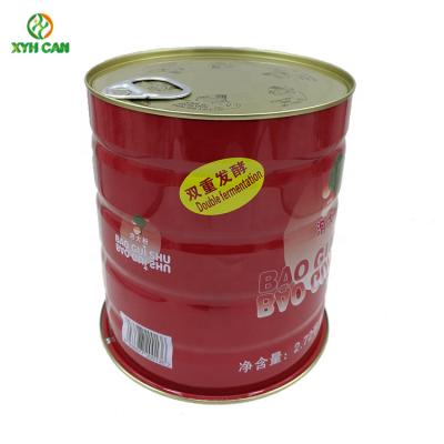 China Recyclable Printing Design Customized High Capacity Storage Food Jam Jars Tin Can for sale