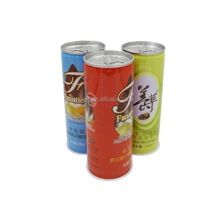 China Hot Sale 240ML Materials Vintage Recycled Beer Cans Tall And Slim Beverage Tin Cans Empty for sale