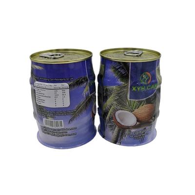 China Food Grade Coconut Recyclable Water Manufacturer China Packaging Coconut Oil Tin Cans for sale