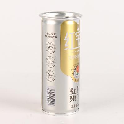 China Eco-friendly /healthy /luxury /safety 250ML Volume Food Grade Certificated Tin Luxurious Design Beverage Cans Tinplate Can for sale