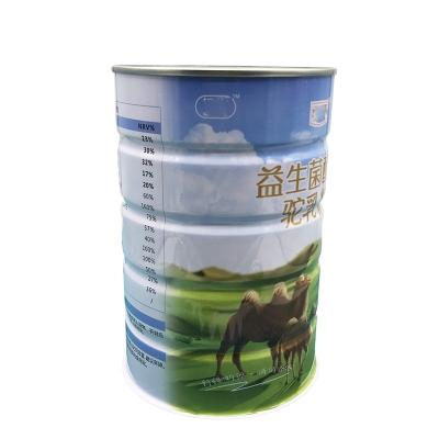 China ISO Certification Recyclable Container Tin Can For Heath Supplements Powder Milk Powder Tin Can for sale