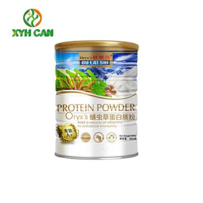 China Recyclable Tin Cans ISO Certification Packaging Whole Milk Powder Tin Can 900 Grams for sale