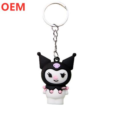 China Custom 3d Cartoon Keychain Customization OEM Design PVC Plastic Keychain for sale