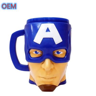 China 3d Cartoon Reusable Popcorn Buckets Customization OEM Design Plastic Container Popcorn Buckets for sale