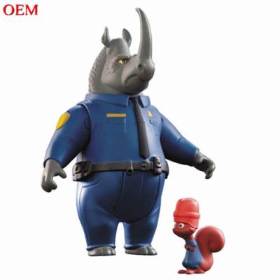 China OEM Mini Figure Cartoon Monster Hunter Toy For Kids custom Plastic Animal Model Toy for sale