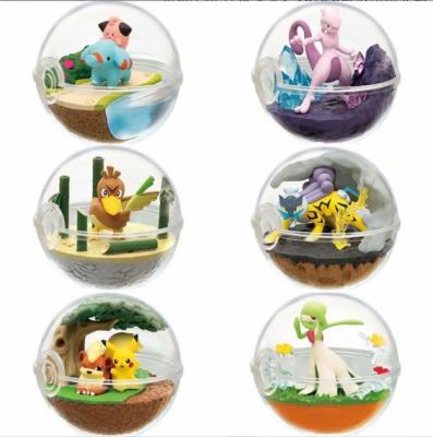 China Factory Custom 3D New Design Re-ment Terrarium Pokeball Collection toy for sale