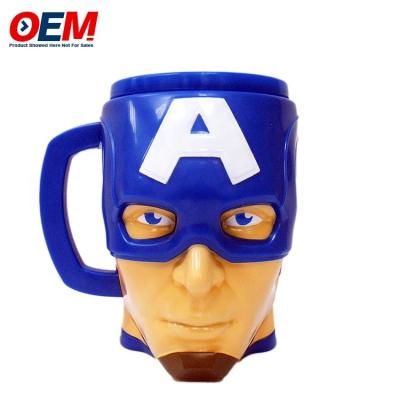 China Factory OEM 3D Mug Cup Plastic Disni Cup Supplier custom cartoon figure cup toy for sale