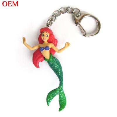 Cina Mermaid Ariel Figurine Portachiavi giocattolo fare mini giocattolo figura in vendita