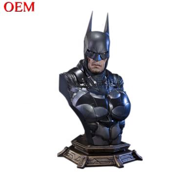 China Custom Toy Manufacturer custom 3D Bat-Man Toy Money Box Figures oem plastic figurine for sale