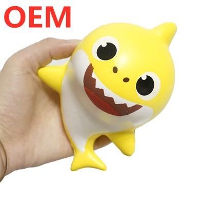 China Customized Shark PU Foam Squishy Toy custom your own design toy for sale