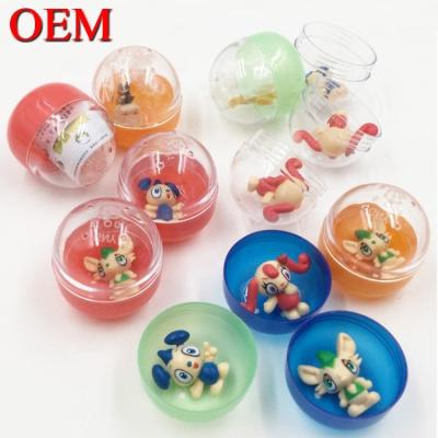 China Custom Design Capsule Ball With Anime Figures For Kids Gifts OEM egg figure toy for sale