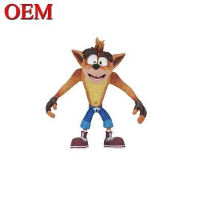 China OEM Cartoon Figure Toy Crash Cartoon Doll Bandicoot Figurine for sale