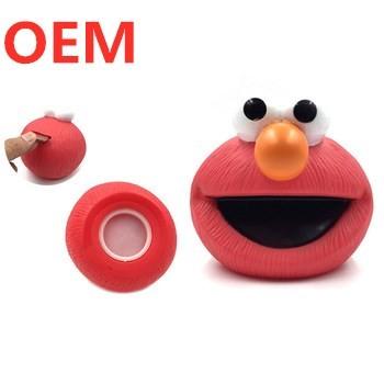 China OEM Plastic Craft Sesame Street Cartoon Piggy Bank Anime Money Pot Figure for sale