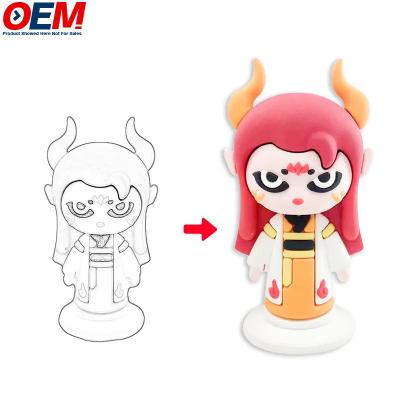 China Speelgoedfabrikant maken plastic pvc materiaal speelgoed beeldje op maat ontwerp mini plastic figuur vinyl figuur Custom Anime pvc figuur Te koop