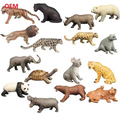 China Funny Wild Plastic Animal Toys Animal Figure Toy Animal Model for sale