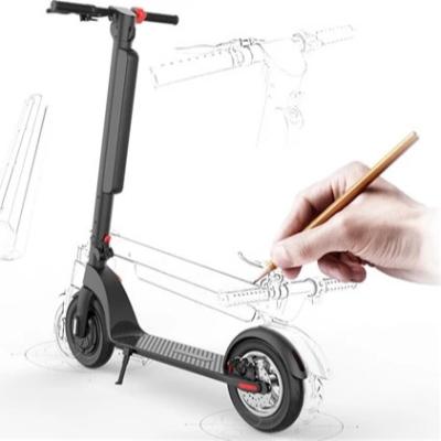 China 350W 36V 48v 10Ah Smart Two Wheel Adult Unisex Folding Electric Scooter for sale