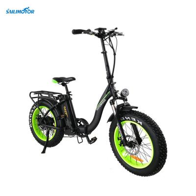 China Aluminum Alloy 20 Inch Color Screen 500W 48V 10Ah 500C Fat Tire Snow Folding Electric Bike for sale