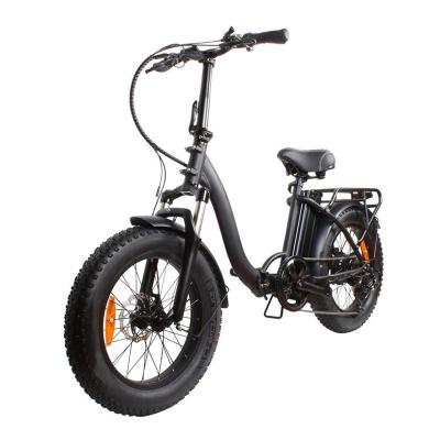 China Hot Selling Aluminum Alloy Folding Ebike With Fat Tire 500W 48v Hub Motor Electric Bicycle for sale