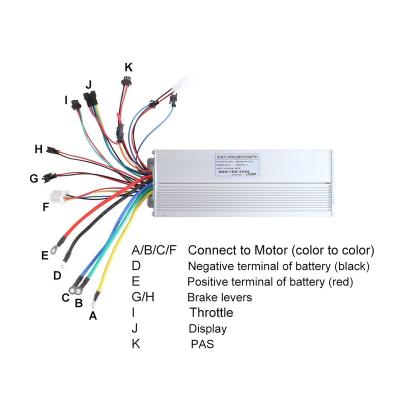 China Alutimium alloy high performance 36v 350w electric bike brushless controller with waterproof for sale