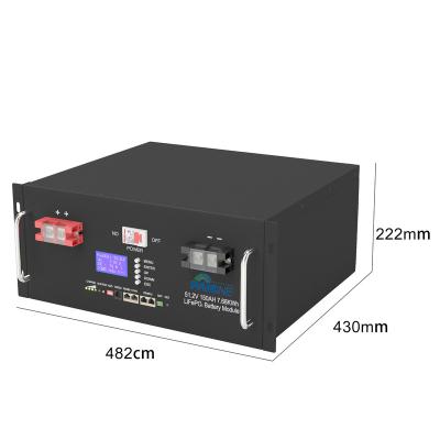 China Solar Energy Storage Systems Hot Sale Factory Lithium Ion Battery 48V 100ah 200 300ah Lifepo4 Rechargeable Storage Home Energy Solar UPS Battery for sale