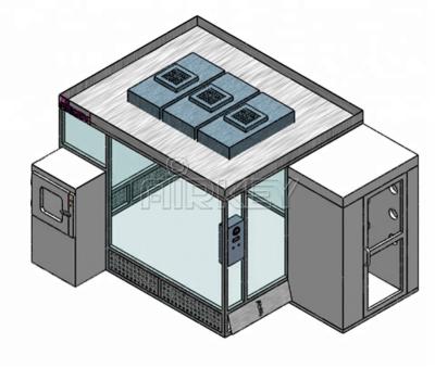 China Mechanical Clean Locking Device Clean Room Transfer Window And Pass Box for sale