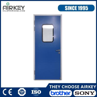 China Swing Clean Room Cleanroom Swing Door With Locking System for sale