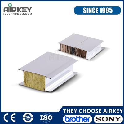 China The capacity of the flame retardant is above 900″. „ ƒ wholesale 50mm, 75mm, 100mm rock wool sandwich panel for sale