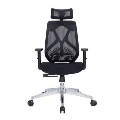 China (Size) Foshan Adjustable Factory Manufacture Modern High Back Mesh Fabric/Synthetic Full Swivel Foldable/Leather Convertible Office Chair for sale