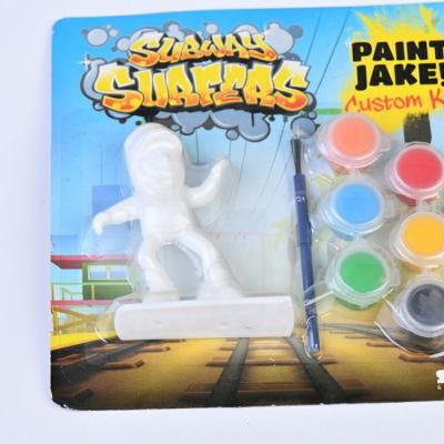 China Environmentally Friendly Hot Selling Subway Surfers Paint Jake Custom Kit Plastic Toys Customized Eco Friendly Plastic Toys for sale