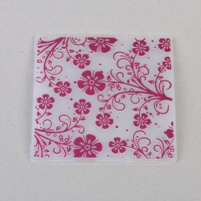 China Environmental Friendly Latest Style Embossing Folder Customized Eco Friendly Plastic Embossing Folder For Scrapbook for sale