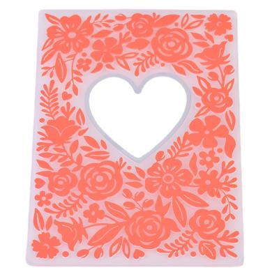 China Customized Designs Eco - Friendly Plastic Transparent Embossing Folder For Scrapbooking Card Making for sale