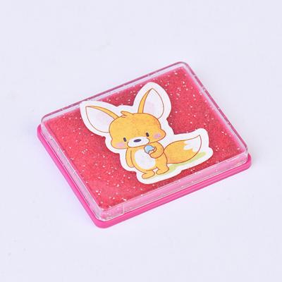 China Desktop Anti-volatile Transparent Shell Pink Printing Pad Plastic Material PS Eco-friendly Cute Style Squirrel Printing Protection Wholesale for sale