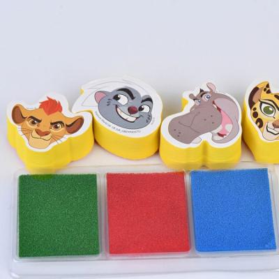 China Environmental Friendly Lion Guard Stamp Set Hot Sale Eva Toy Stamps for sale