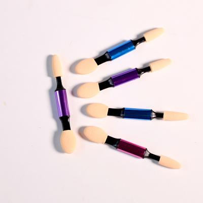 China Fashionable Makeup Tool Flat Brush Factory Direct Sale Portable Eye Shadow Boxed Double Headed Sticks 5 Small for sale