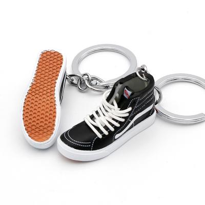 China Wholesale V dan jor dan sneaker keychains GU mini shoe key chain 3d shoe GU cci promotion gift L series for sale