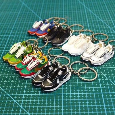 China Wholesale Promotion Gift Sacai Mini Sneaker Keychain 3d Pendant AJ Model Sneaker With Box For Sacai Mini Shoe Bass Key Chain for sale