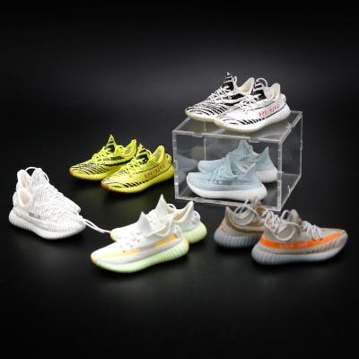 China Promotion Gift 350V2 Coconut Sports Shoes Ornaments Shoes Model Handmade 3D Mini Fashion Shoes Car Accessories Ornaments for sale