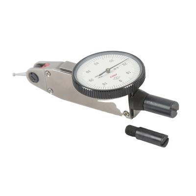 China indicator pointer dial gauge lever dial gauge measuring range 0-0.8mm indexing value 0.01mm for sale