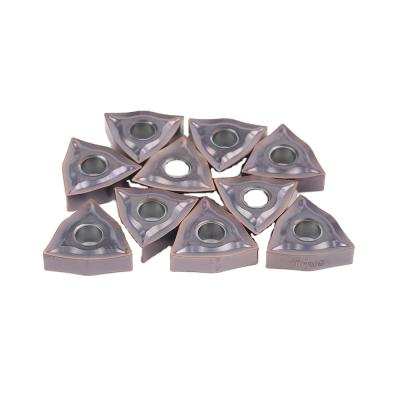 China ZCCCT Internal cardboard face grooving tool carbide insert blade WNMG080404-EF for sale