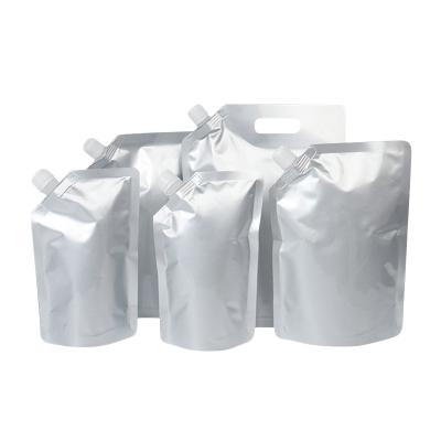 China Safety Customized Printing Food Grade Liquid Spout Pouch Aluminum Foil Reusable Bag for sale