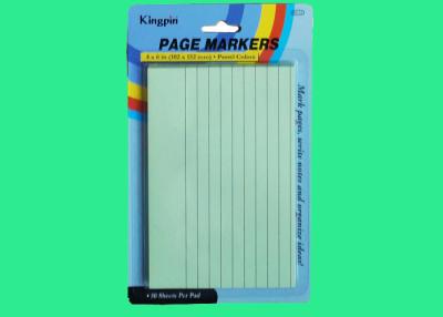 China Stationery lined Sticky Notes Pads useful for office with blister card for sale