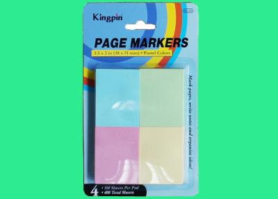 China Colorful Sticky Note Pads 1.5x2” x10sheets x4 pads with 4 different colors for sale